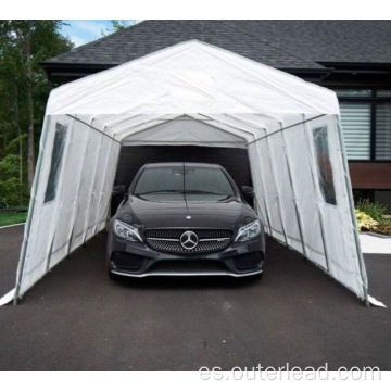 Refugio de autos de garaje de cochera portátil al aire libre
